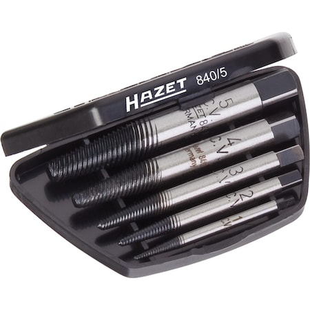 Hazet 840/5 - SCREW EXTRACTOR SET - 5 PCS HZ840/5